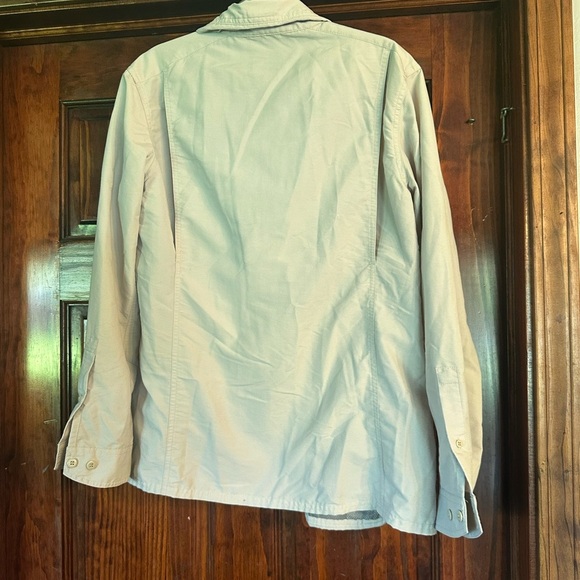L.L. Bean Women's Light Gray Button Down Shirt - Picture 5 of 6